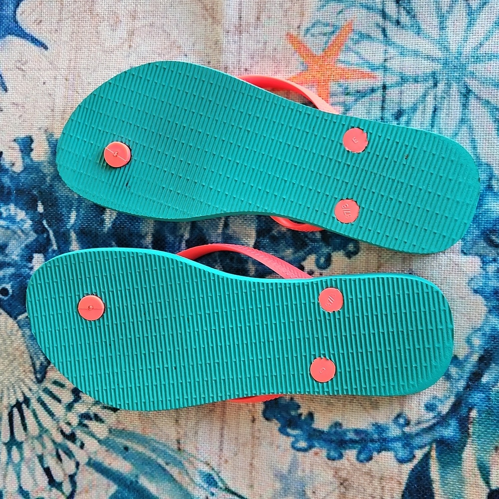 Havaianas Disney Ariel Flip Flops Size 7/8 - Picture 3 of 16